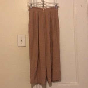 Vintage Pink Silk Culottes